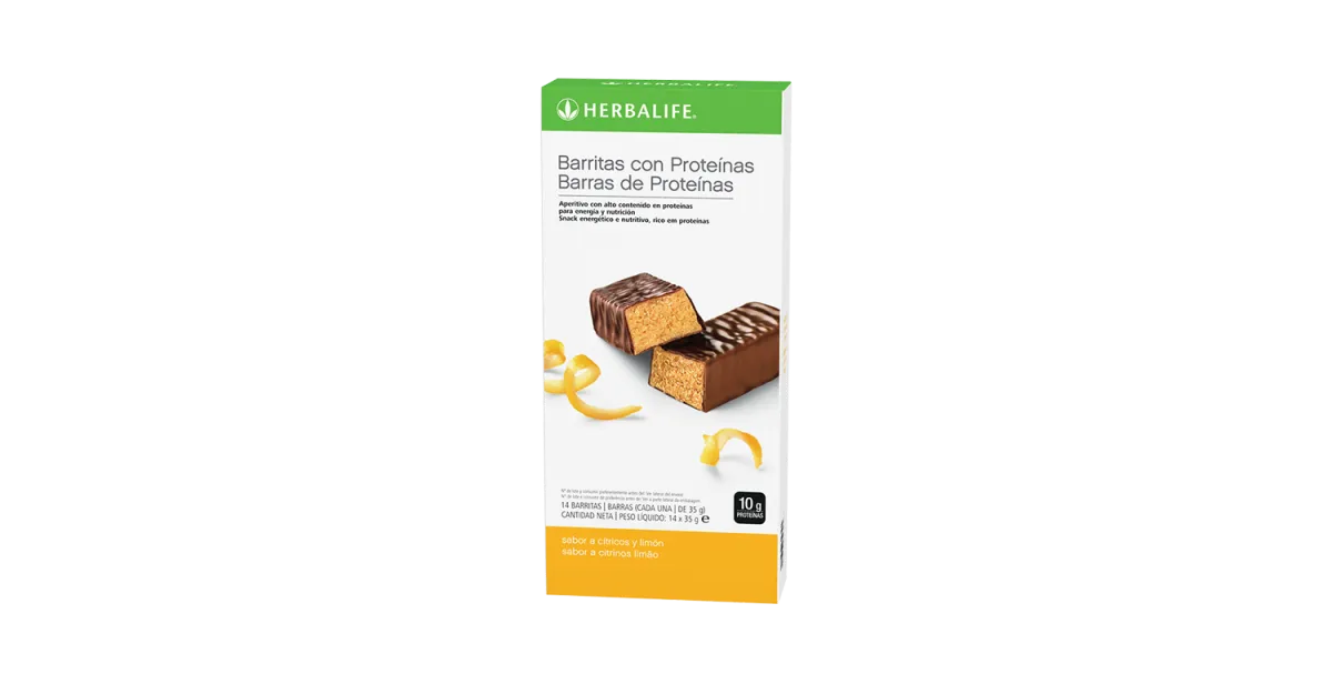 Barritas de proteína Limón