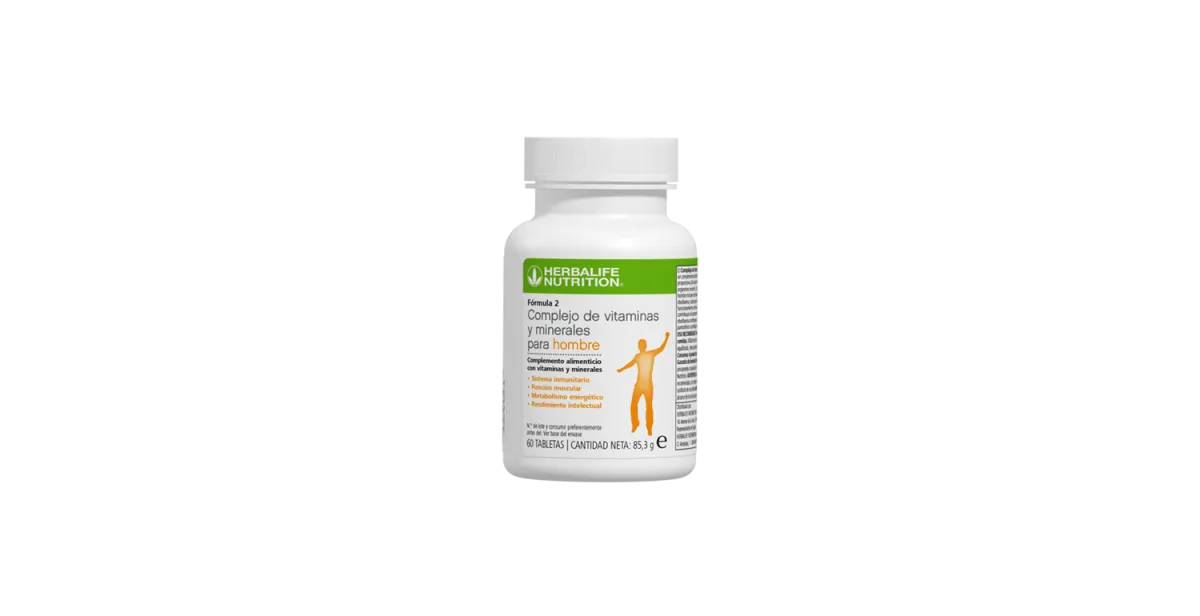 Fórmula 2 Vitaminas y minerales Hombre