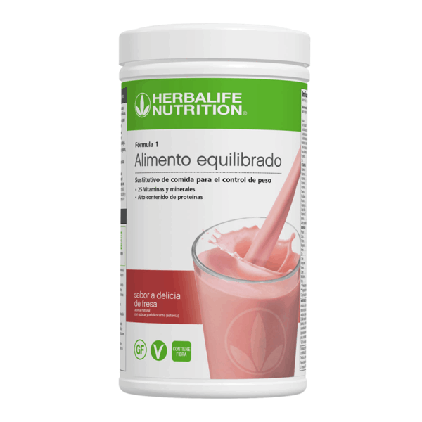 Batido Herbalife de Delicia de Fresa