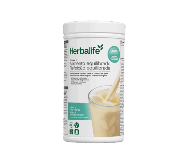 Batido Herbalife de Piña y Coco